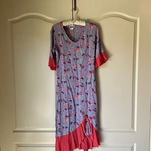 Rayon crepe Spring dress.